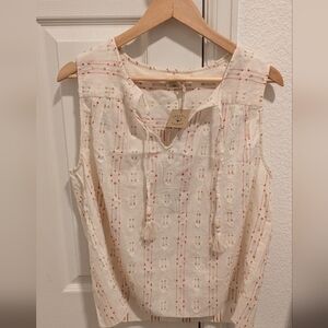 Faherty Skylar Blouse In Sunburst Dobby